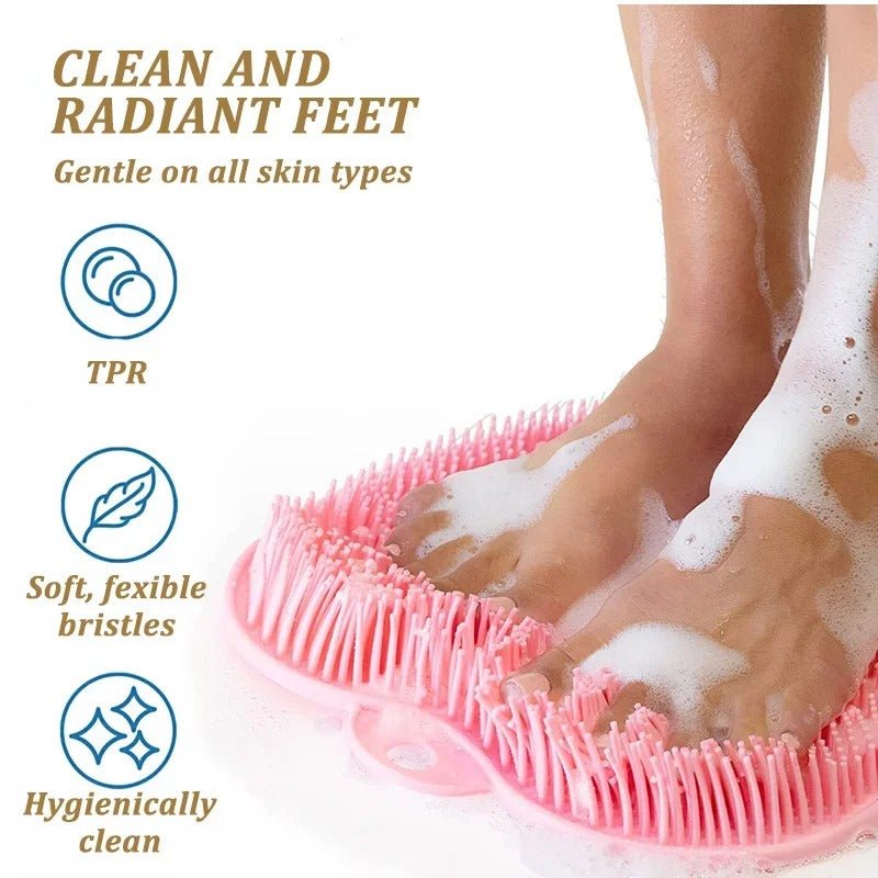 Reusable Shower Back Scraper Cleaning Brush