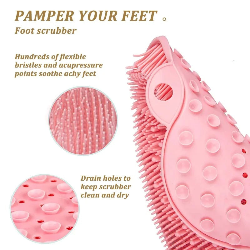Reusable Shower Back Scraper Cleaning Brush