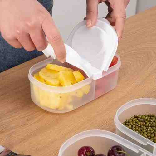 Food Storage Container Two Partition Pack Of Two