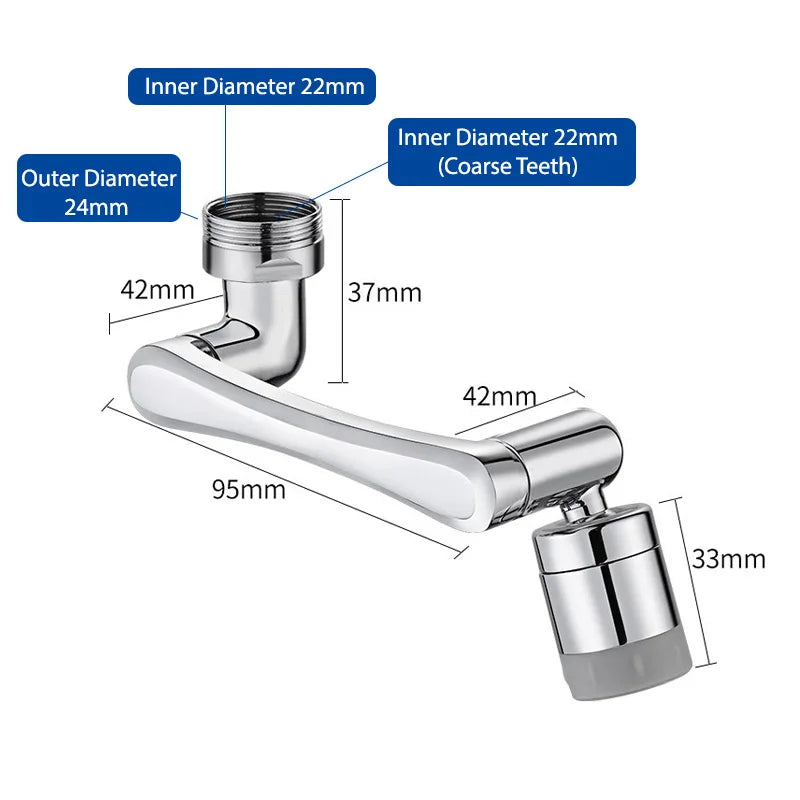 Rotation Faucet Sprayer Head Universal Nozzle Washbasin Kitchen