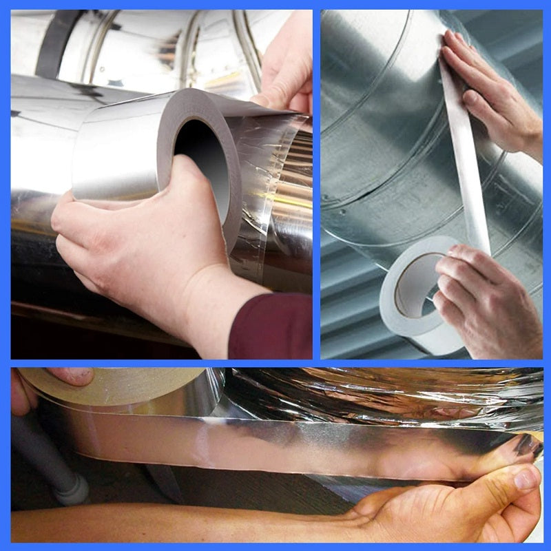 Aluminum Stop Leak Foil Tape Waterproof Repair Super Nano Tape Self Adhesive