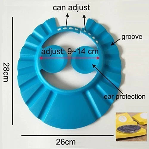 Baby Shower Cap With Ear Protection Pack Of 2