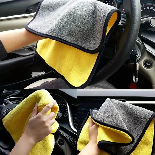 Microfiber Car Cleaning Towels Soft Pack Of 2