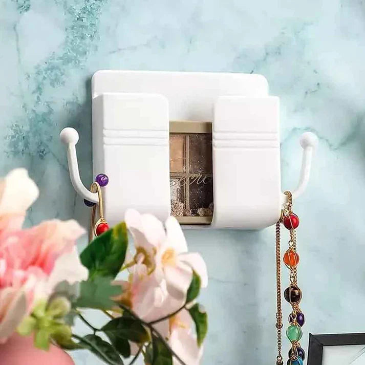 Mobile Phone Charging Holder Wall Mounted Pack Of 2