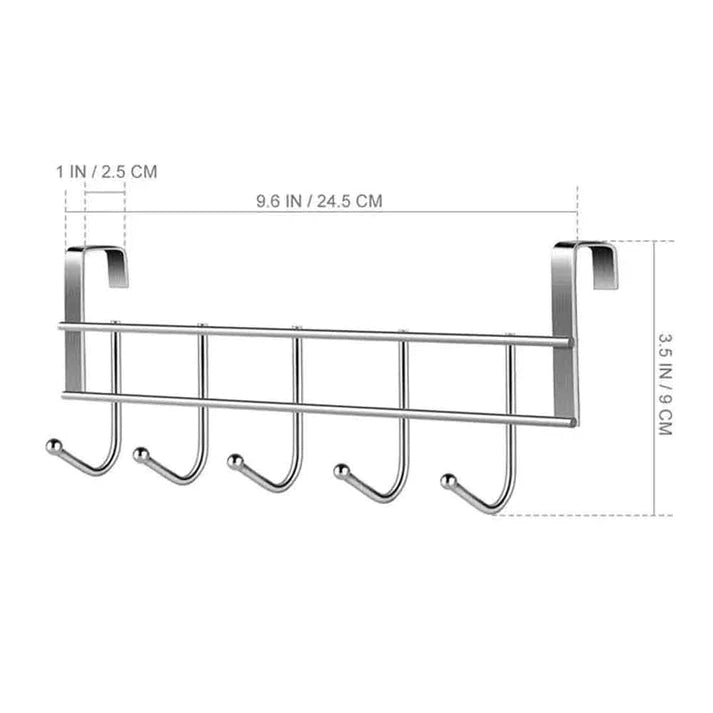 Over The Door Hanger Stainless Steel Pack Of 2