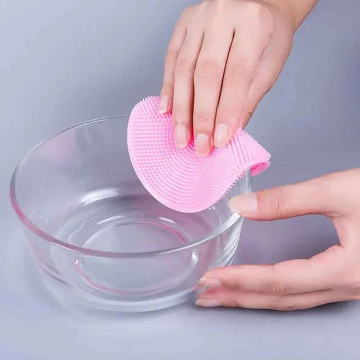Silicon Dish Washing Scrubber Pad Pack Of 3