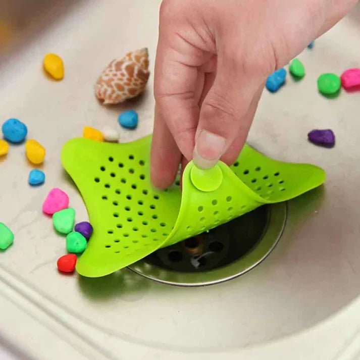 Silicone Starfish Non-Slip Sink Strainer Pack Of 3