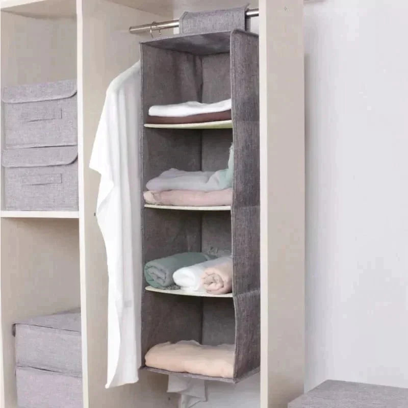 5 LAYER FOLDING HANGING SHELVES PACK OF 2