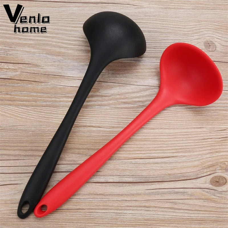 Non-stick Silicone Ladle Soup Spoon.