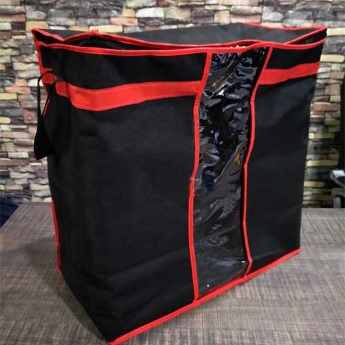 BLANKET / CLOTH BAG BLACK 100 GSM PACK OF 2