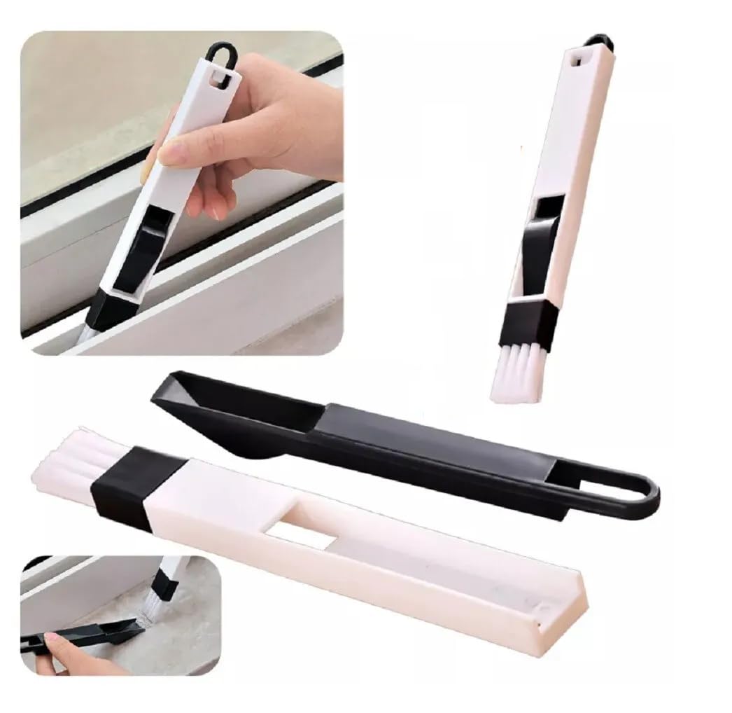 Multipurpose Plastic Window Groove Frame Cleaning Brush 2 Pcs