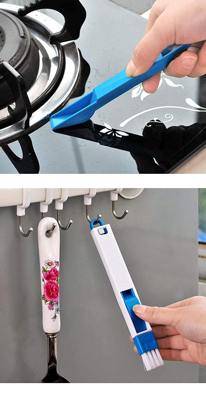 Multipurpose Plastic Window Groove Frame Cleaning Brush 2 Pcs