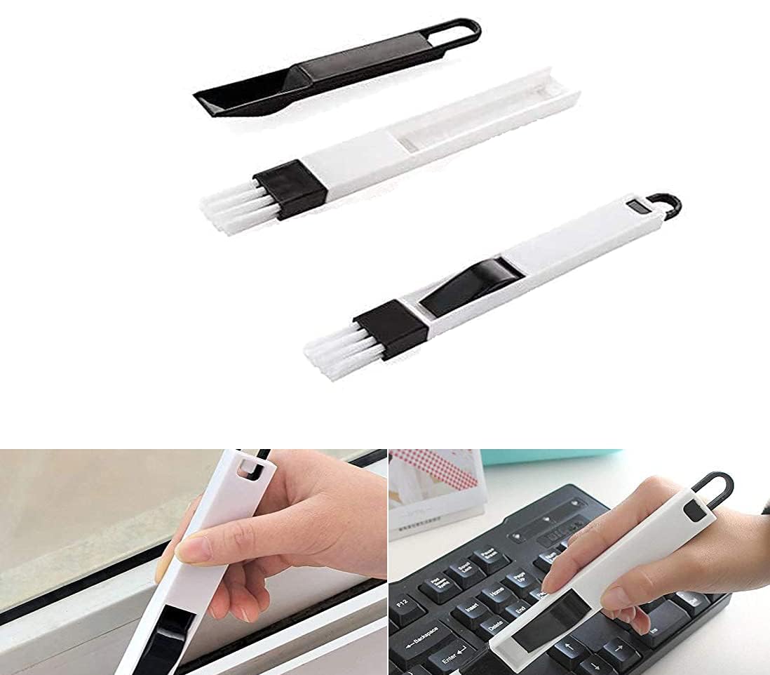 Multipurpose Plastic Window Groove Frame Cleaning Brush 2 Pcs