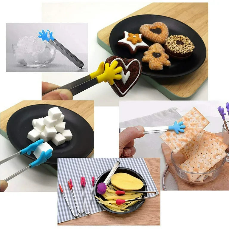 Cookie Tong Heat Resistant Stainless Steel Pack Of 2