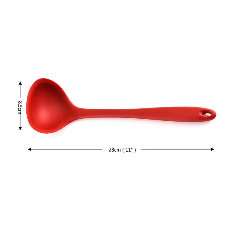 Non-stick Silicone Ladle Soup Spoon.