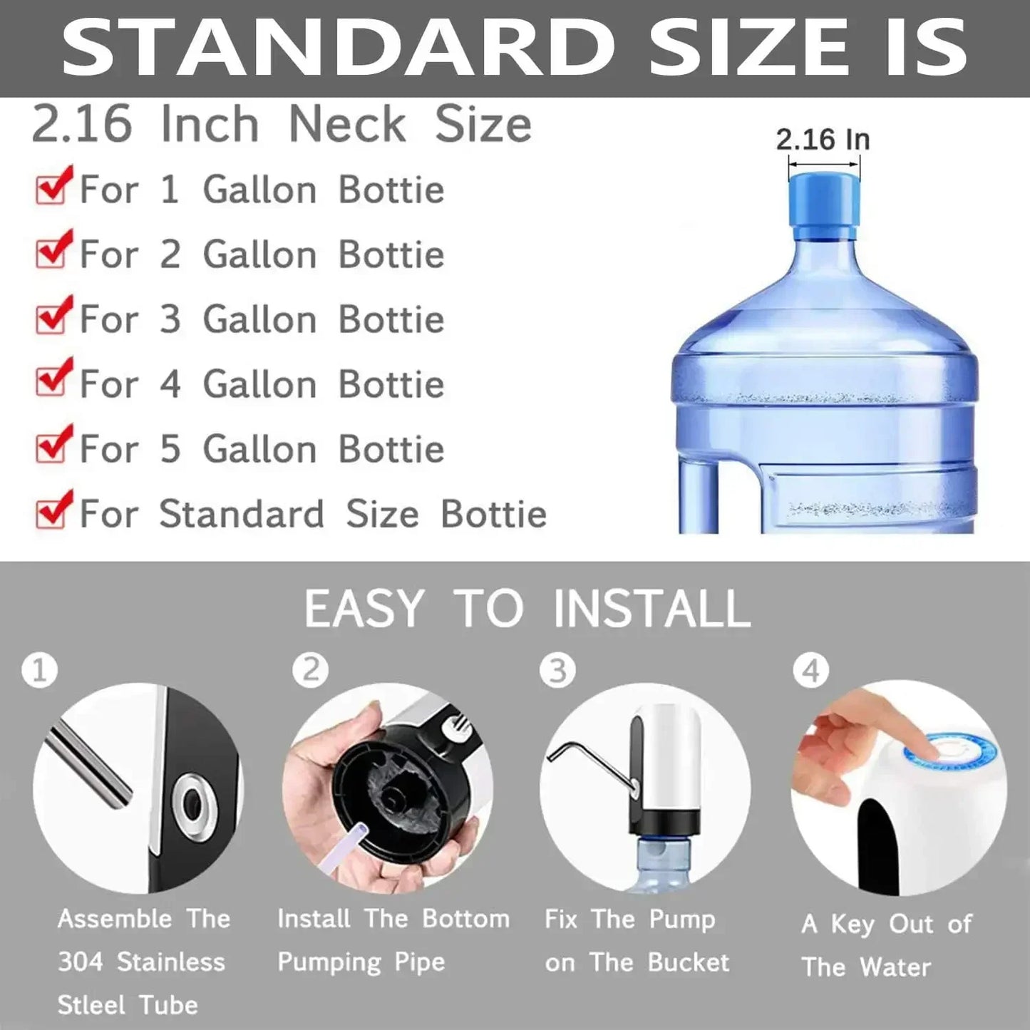 Electric Portable Water Pump Dispenser