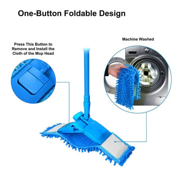 Extendable Handle Fiber Mop