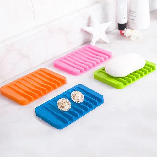 Flexible Silicone Soap And Jewelry Dish Pack Of 3