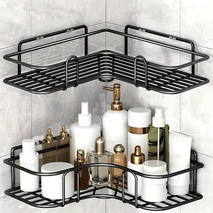 Bathroom Corner Rack Self-Adhesive Pack Of Two