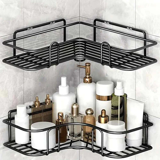 Bathroom Corner Rack Self-Adhesive Pack Of Two
