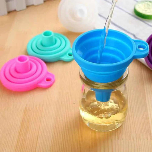 Collapsible Silicone Funnel Pack Of Two