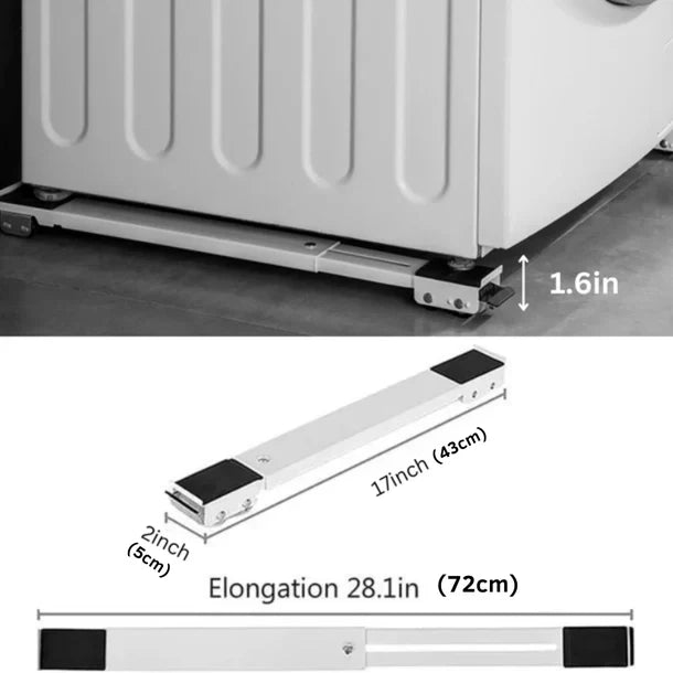 2 Pcs  Universal Heavy-Duty Adjustable Movable Stand
