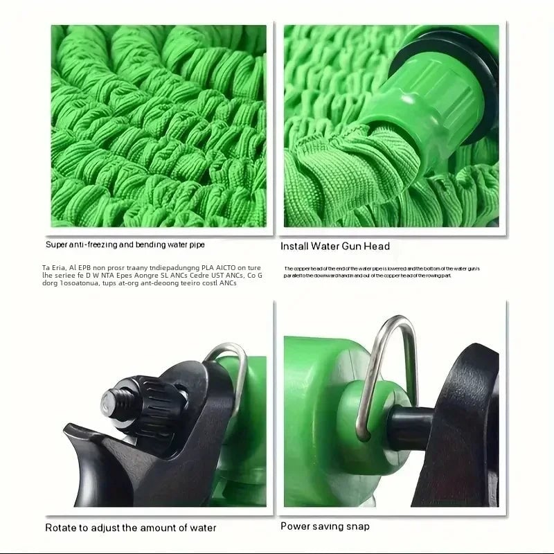 Expandable Garden Hose: High-Pressure